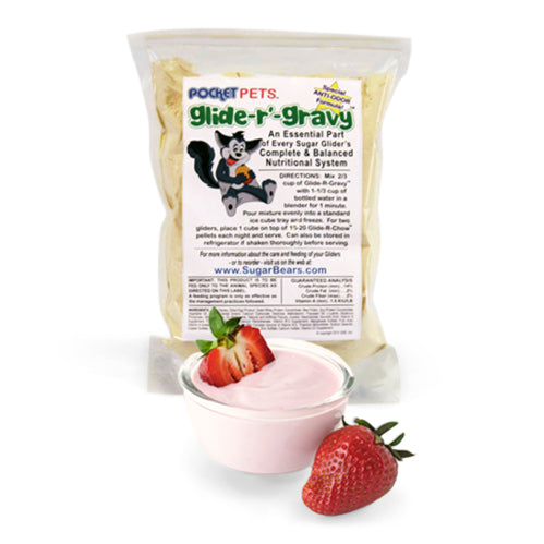 Sugar Glider Food Berry-Licious Glide-R-Gravy Instant Gourmet Superfood (6 mo. supply) - Pocket Pets 