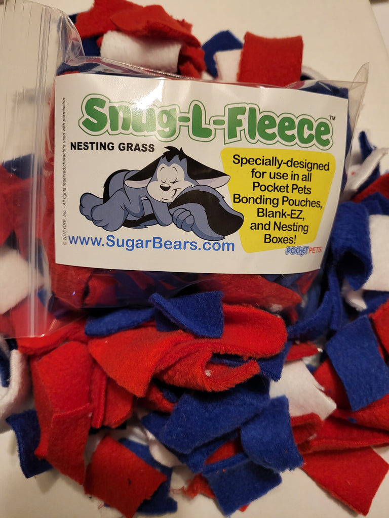 Snug-L-Fleece - Sugar Glider Nesting Fleece
